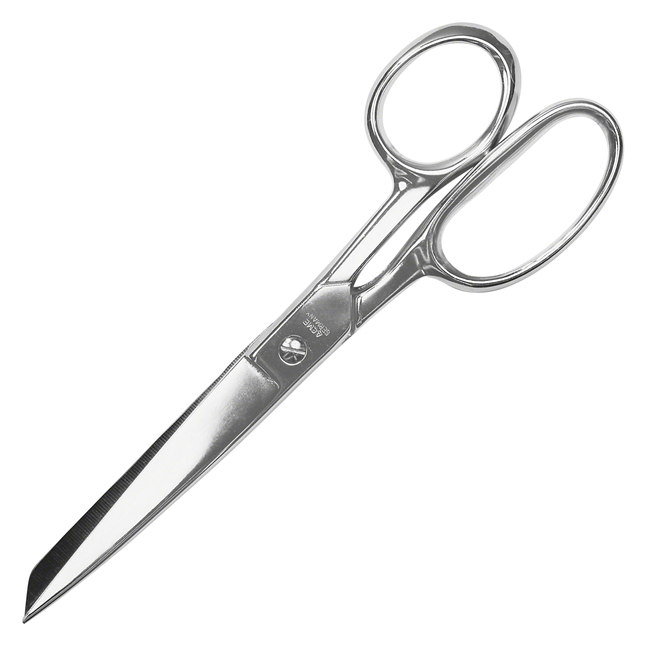 Clauss Hot Forged Clip-Point Scissors, Stainless Steel, 8 Inches, Item Number 2090728