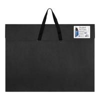 Image for Star Products Student Art Folios with Handles, Black, 17 x 22 x 2 Inches from School Specialty