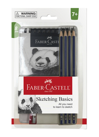 Image for Faber-Castell Sketching Basics, Black, Set of 8 from School Specialty