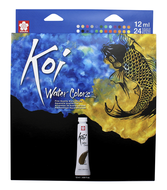 Sakura Koi Water Color 12 ml Set 24 Colors