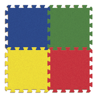 WonderFoam Carpet Tiles, Solid Colors, 12 x 12 Inches, Set of 4, Item Number 2091237