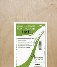 美国画架绘画面板，波罗的海桦木，11 x 14英寸，项目编号2091263