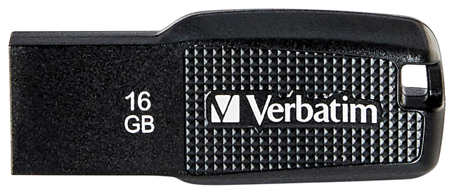 Verbatim Ergo USB Flash Drive, 16GB, Black, Item Number 2091513