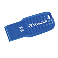 Verbatim Ergo USB 3.0 Flash Drive, 64GB, Blue, Item Number 2091518