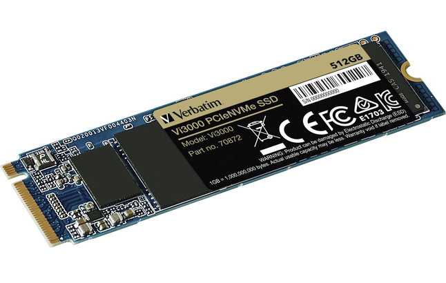 Image for Verbatim VI3000 512GB Solid State Drive M.2 2280 Internal from School Specialty