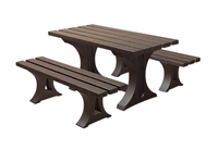 Copernicus Outdoor Bench and Table Set, 29-1/2 x 59 x 27-1/2 Inches, Item Number 2091585