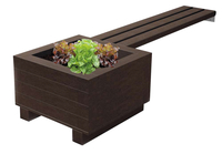 Image for Copernicus Outdoor Planter Bench, Add-on, 18-1/2 x 86-3/4 x 27-1/2 Inches from School Specialty