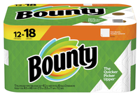 Bounty Single Plus Paper Towels, Pack of 12, Item Number 2091591
