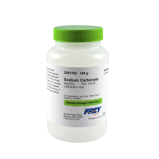 Image for Frey Scientific Sodium Carbonate, Solid, 159g from SSIB2BStore