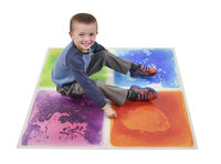 Image for Abilitations Sensory Floor Tiles, 19-1/2 x 19-1/2 Inches, Set of 4 from School Specialty