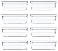 Image for Drawer Organizer Tray, Plastic, Small 3x6 Inches, Pack of 8 from SSIB2BStore