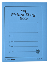 School Smart My Picture Story Book, Grade 2, 1/2 Inch Ruled, 8-1/2 x 11 Inches, Item Number 2092044