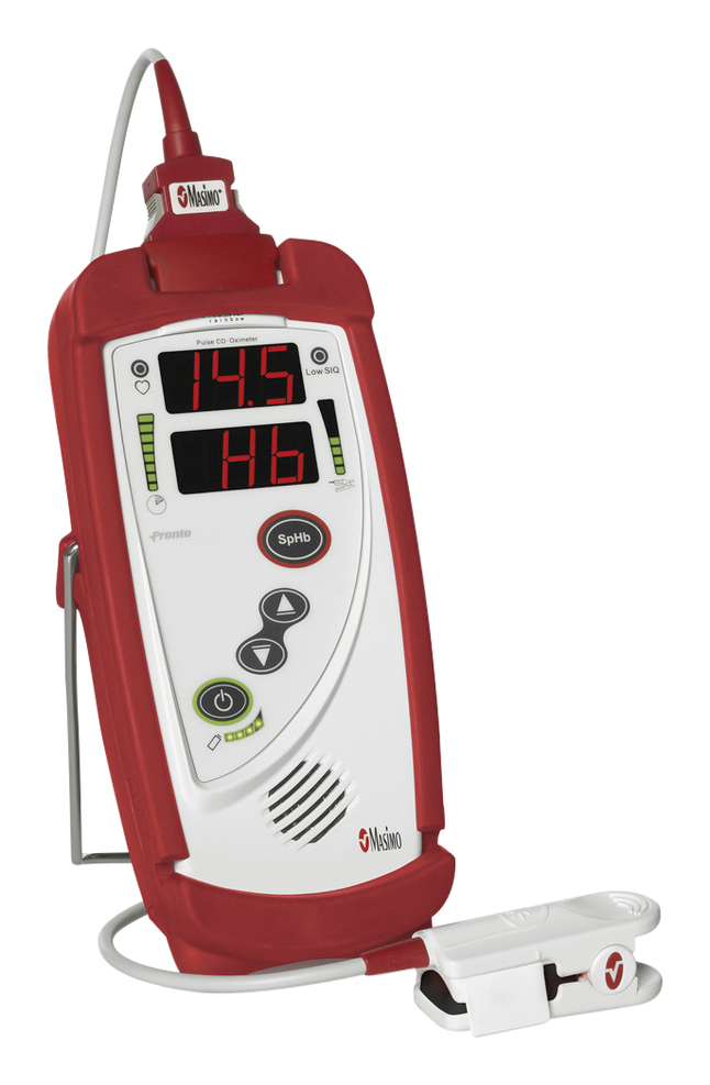 Image for Pronto Hemoglobin Pulse Oximeter With Pediatric 400-test Sensor from School Specialty