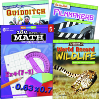 Teacher Created Materials Learn-at-Home: Explore Math Bundle Grade 5, 4-Book Set, Item Number 2092220