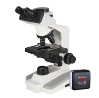 Frey Scientific University Trinocular LED Microscope with Moticam A5, Semi-Plan Lens, Item Number 2092348