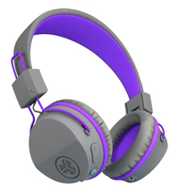 JBuddies Studio Wireless Kids Headphones- Graphite/Violet, Item Number 2092451
