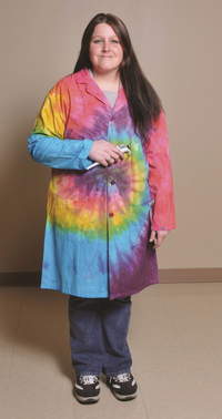 Image for United Scientific Tie-Dyed Laboratory Coat, Double Extra Large from SSIB2BStore