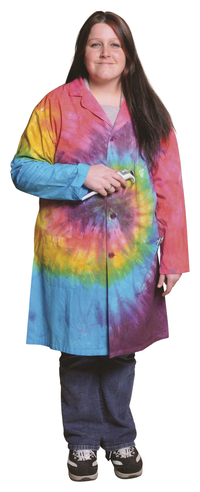 Image for United Scientific Tie-Dyed Laboratory Coat, Medium from SSIB2BStore