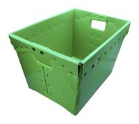 Image for Flipside Plastic Storage Postal Tote, Green, Pack of 4 from SSIB2BStore