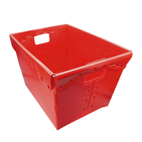 Image for Flipside Plastic Storage Postal Tote, Red, Pack of 4 from SSIB2BStore