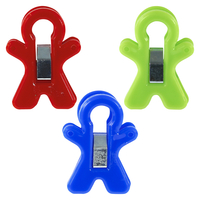 The Pencil Grip Inc Clips Clamp Man, Assorted Colors, Pack of 10, Item Number 2093982