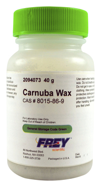 Frey Scientific Carnauba Wax 40g, Item Number 2094073