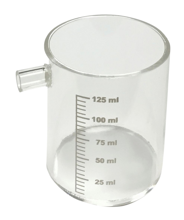 United Scientific Overflow Can, Clear Plastic, Item Number 2094362