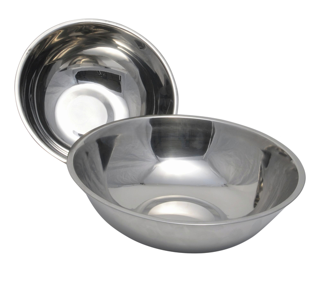 United Scientific Mixing Bowls, Stainless Steel, 3 Quarts, Item Number 2094617