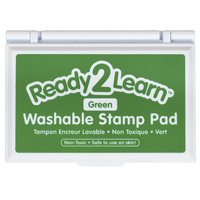 Ready2Learn Washable Stamp Pad, 3-7/8 x 2-3/4 x 5/8 Inches, Green, Item Number 2094720