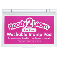 Ready2Learn Washable Stamp Pad, 3-7/8 x 2-3/4 x 5/8 Inches, Hot Pink, Item Number 2094721
