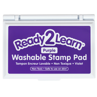 Ready2Learn Washable Stamp Pad, 3-7/8 x 2-3/4 x 5/8 Inches, Purple, Item Number 2094722