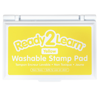 Ready2Learn Washable Stamp Pad, 3-7/8 x 2-3/4 x 5/8 Inches, Yellow, Item Number 2094938