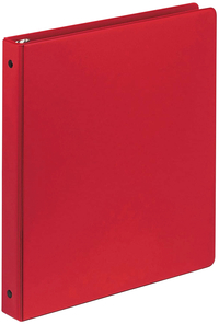Image for Samsill Economy Binder, 1 Inch, Round Ring, Red from School Specialty