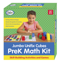 Didax Jumbo Unifix Math Pre K Activity Kit, Item Number 2095167