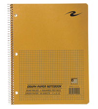 Roaring Spring Quad Ruled Notebook, 8-1/2 x 11 Inch, 5 x 5 Ruled, 80 Sheets, Green Item Number, 2095285