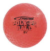 Sportime Poly PG Ball, 8-1/2 Inches, Red, Item Number 2095338