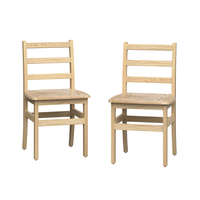 Image for Foundations Little Scholars Ladderback Chairs, 16-Inch Seat, Set of 2 from SSIB2BStore