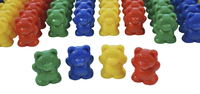EDX Education Counting Bears Large Size, 4 Colors, Set of 100, Item Number 2095444