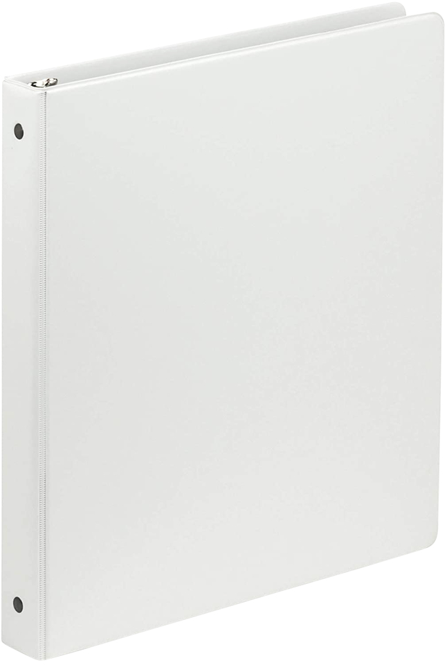Image for Samsill Economy Binder, 1 Inch, Round Ring, White from School Specialty