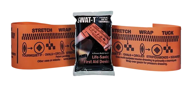 Police Departments 20 SWAT High Visibility Orange Tourniquet Hand Out Pack for Schools Business and Public Work Place 