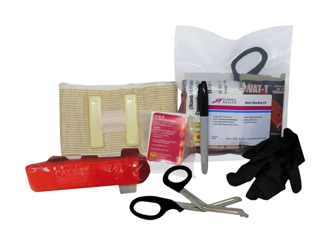 School Health Trauma Bleed Control, Basic Kit, Item Number 2095808