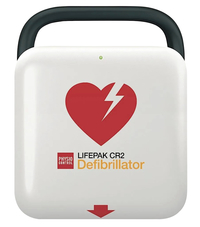Physio-Control Lifepak Cr2 Fully-Auto Defibrillator With Handle, English and Spanish, WIFI, Item Number 2095810