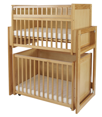 L.A. Baby Modular Crib System with Solid Sides, 45-3/8 x 37-3/8 x 53-1/2 Inches, Item Number 2096359