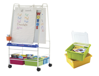 Image for Copernicus Basic Reading Writing Center with Vibrant Tubs and Lids, 33 x 27 x 59 Inches from School Specialty