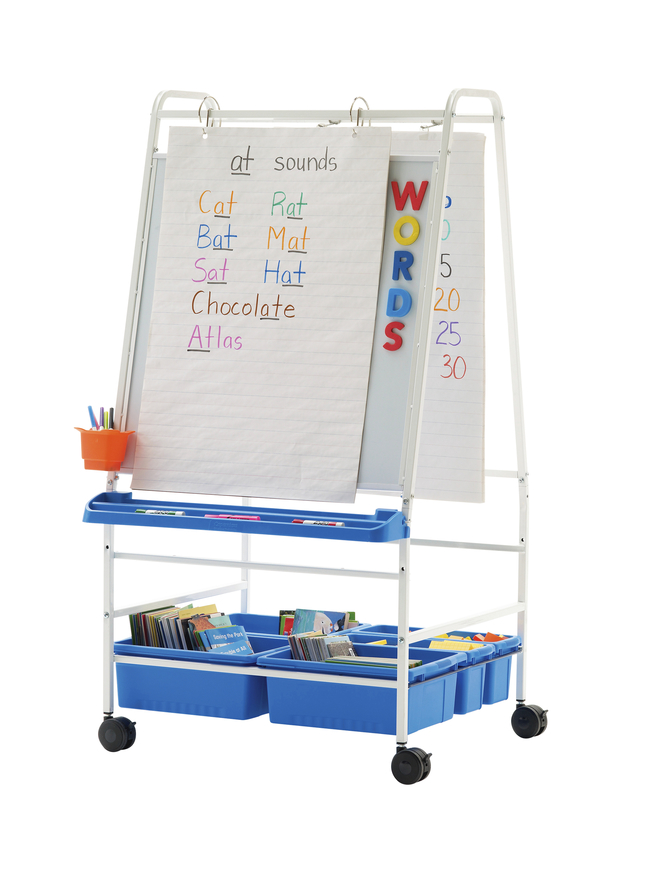 Copernicus Basic Reading Writing Center with Lids, 33 x 27 x 59 Inches, Item Number 2096422