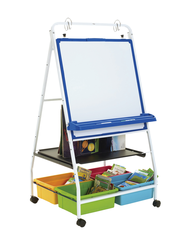 Copernicus 2-in-1 Royal Teaching Easel with Portable Whiteboard, 33 x 29 x 58 Inches, Item Number 2096423