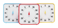Time Timer Learning Center Classroom Set, Primary Color, 8 Inch, Set of 3, Item 2096680