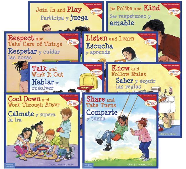 Image for Free Spirit Learning to Get Along Series Paperback Bilingual, Set of 8 from School Specialty