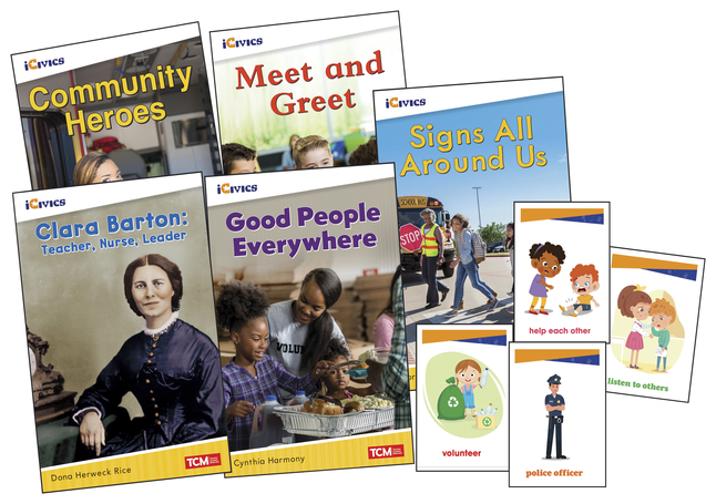 Image for Teacher Created Materials Community & Social Awareness Book Set and Game Cards, Grade K from School Specialty