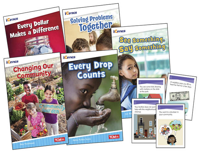 Image for Teacher Created Materials Community & Social Awareness Book Set and Game Cards, Grade 2 from School Specialty